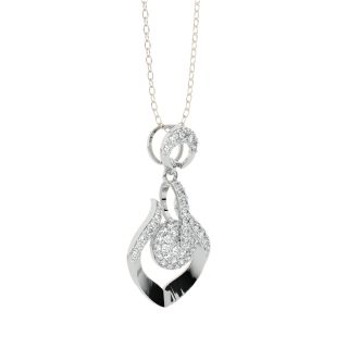 Hanne Round Diamond Pendant